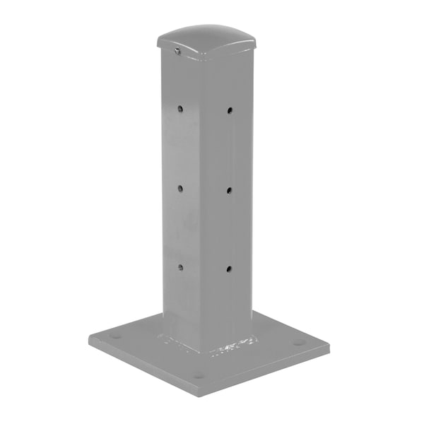 Rigid Tube Post 18 In Bolt-On Style Silver Lining